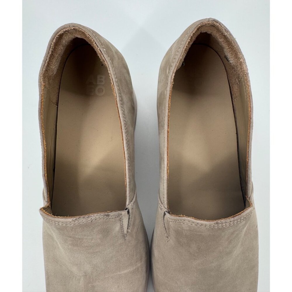 Abeo Horizon Taupe Leather Slip-On Wedge Shoes Size 11 - Picture 9 of 10